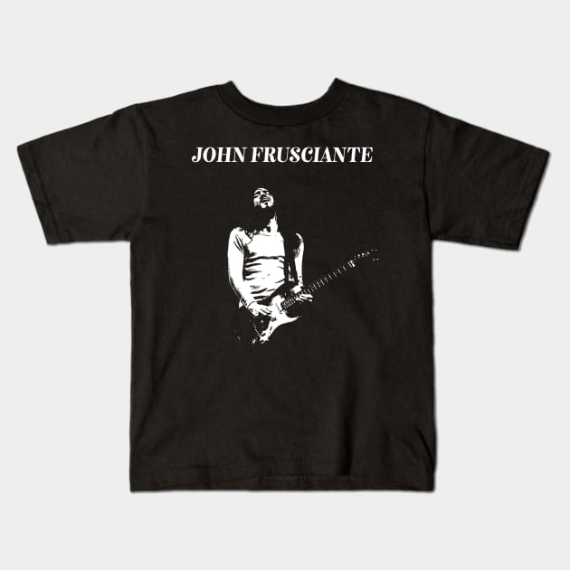 JOHN FRUSCIANTE Kids T-Shirt by Amanda Visual